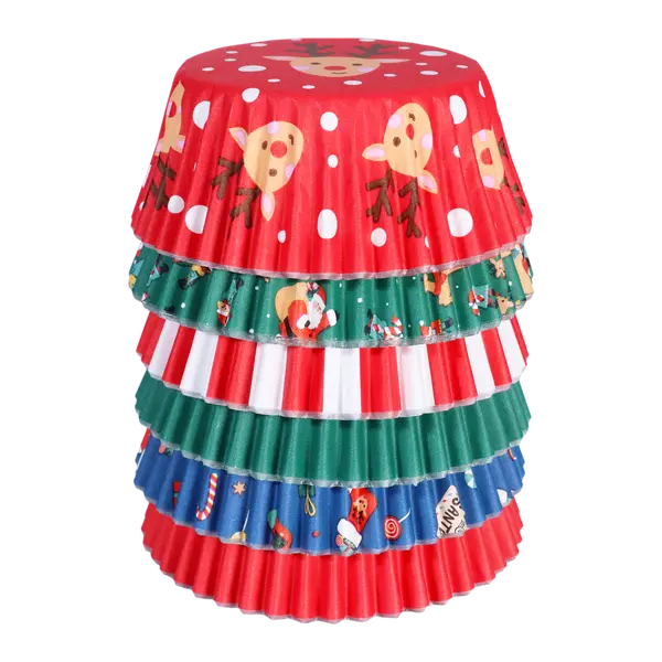 Muffinsform Santa mix