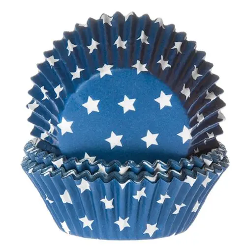 Muffinsform Stjärnor blå