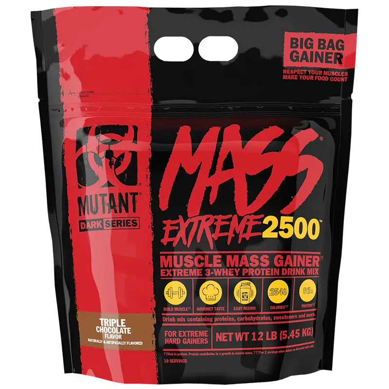 Mutant Mass Extreme 2500 Triple Chocolate - 5450g.