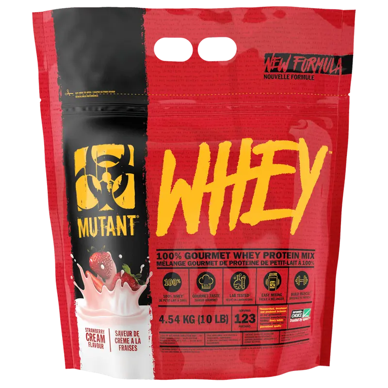 Mutant Whey Strawberry Cream - 4540g.