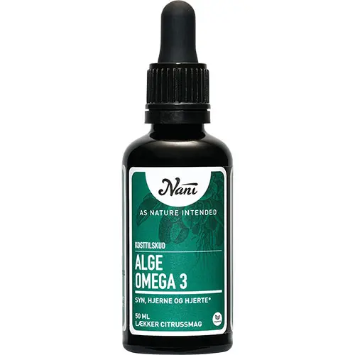 Nani Alge Omega 3 droppar med citrussmak | 50 ml