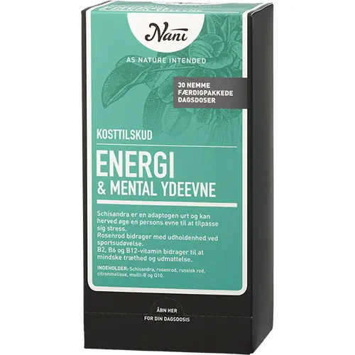 Nani Energi/Mental Performance | 30 påsar