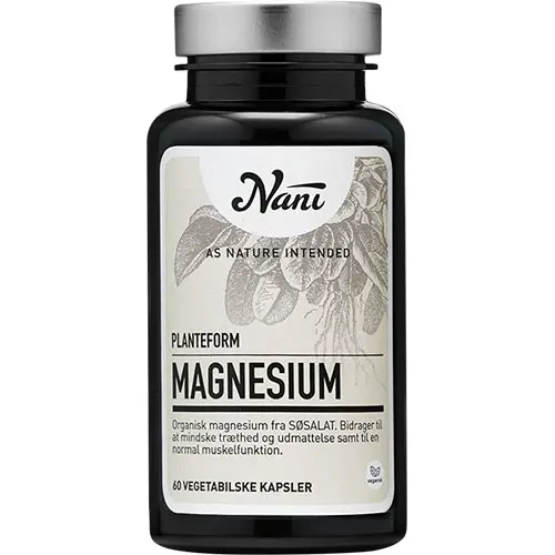 Nani Magnesium Organisk Växtform | 60 kapslar