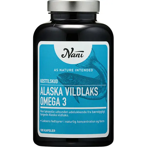 Nani Omega 3 Alaska Vildlax | 180 kapslar