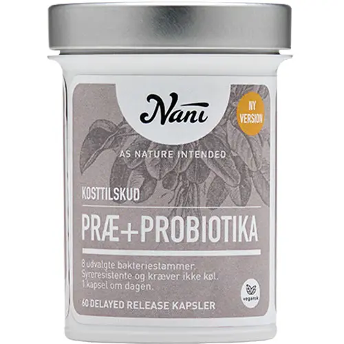 Nani Pre+probiotika | 60 kapslar