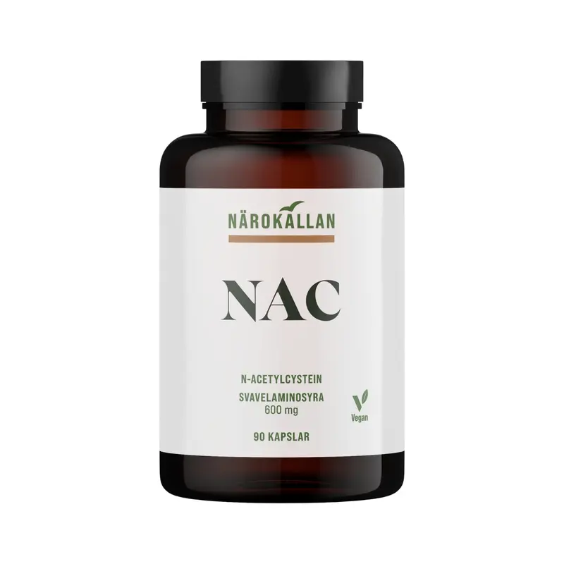 Närokällan NAC / N-Acetyl Cystein, 90 kapslar