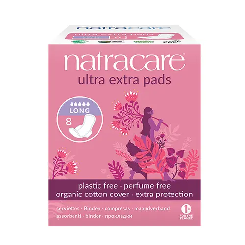 Natracare Ultra Bindor med vingar | Long
