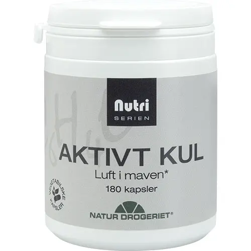 Natur-Drogeriet Aktivt Kol Tabletter | 180 kapslar