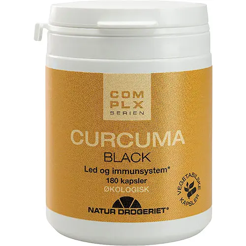 Natur-Drogeriet Curcuma Black Ekologisk | 180 kapslar