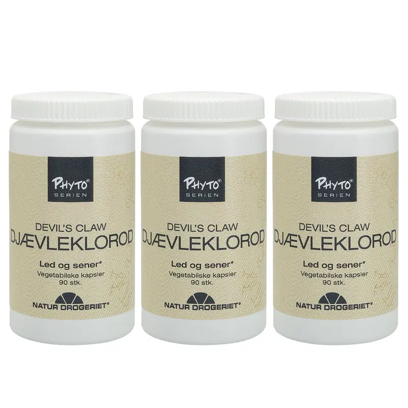 Natur-Drogeriet Djävulsklorot | 3 x 90 kapslar
