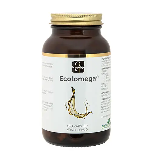 Natur-Drogeriet Ecolomega Fiskaolja Kapsler | 120 kapslar