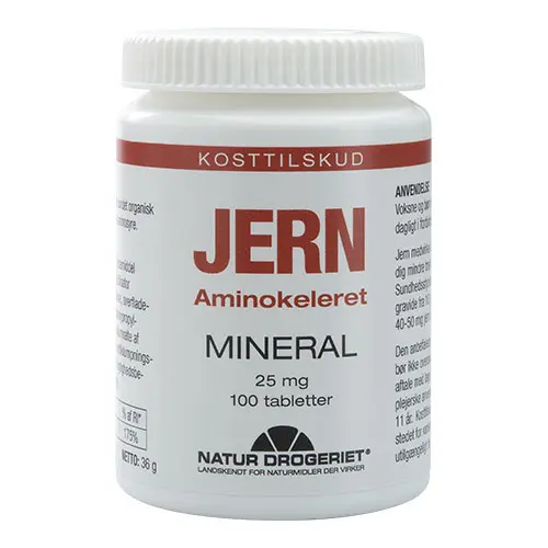 Natur-Drogeriet Järn Complex 25 Mg | 100 tabl.