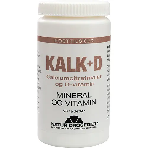 Natur-Drogeriet Kalk+d | 90 Tabl
