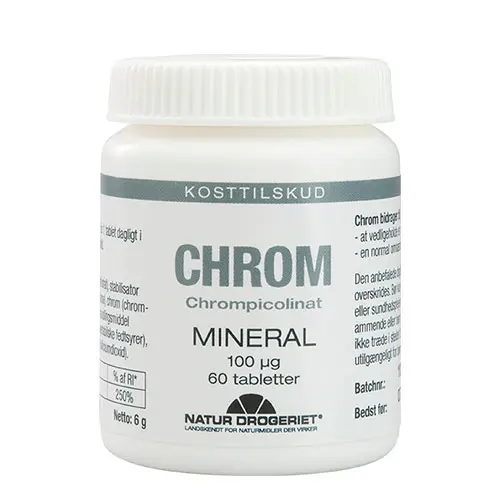 Natur-Drogeriet Maxi Chrom Tabletter 100 Ug | 60 tabletter