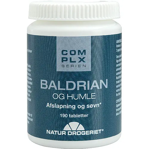 Natur-Drogeriet Valerian & Hops | 190 tabletter