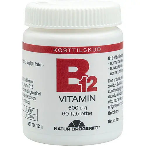 Natur-Drogeriet Vitamin B12 500 µg | 60 tabletter