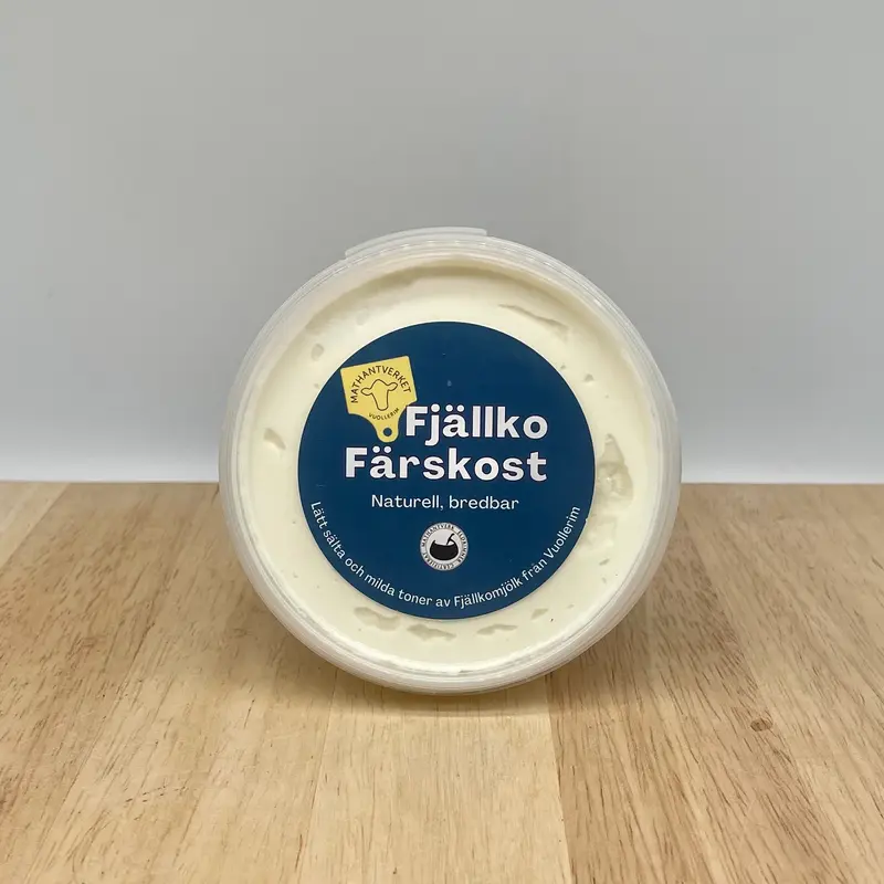 Naturell färskost av fjällko