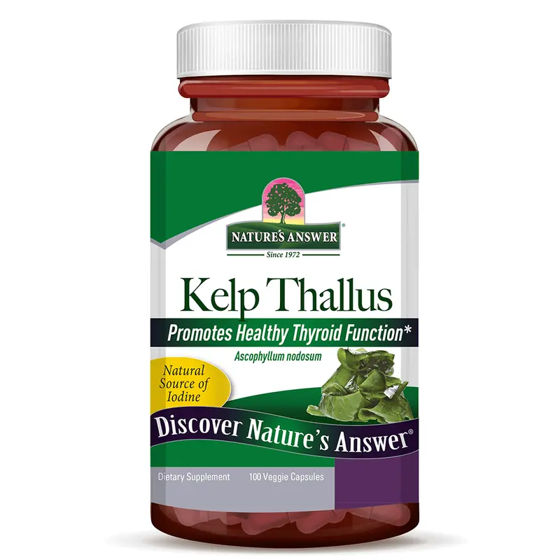 Natures Answer Kelp Thallus, 100 kapslar