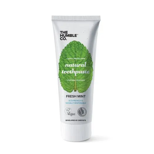 Naturlig tandkräm med mynta och fluor, 75 ml