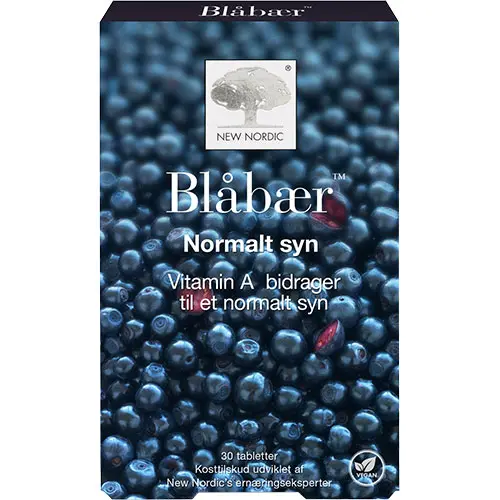 New Nordic Blåbärstabletter | 30 tabletter