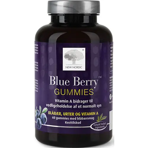 New Nordic Blue Berry Gummies | 60 gummies