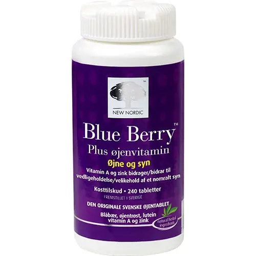 New Nordic Blue Berry Plus Ögonvitamin | 240 tabletter