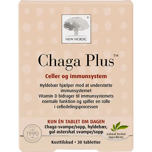 New Nordic Chaga Plus | 30 tabletter