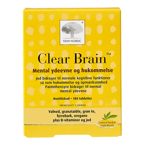 New Nordic Clear Brain | 180 tabletter