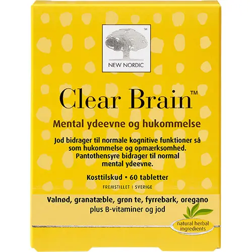 New Nordic Clear Brain | 60 tabletter