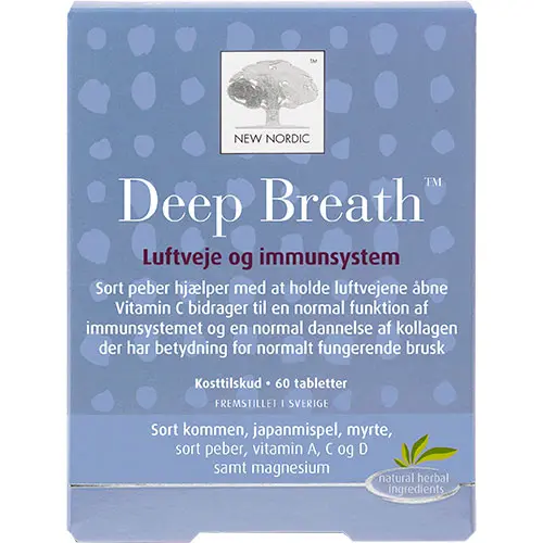 New Nordic Deep Breath | 60 tabletter