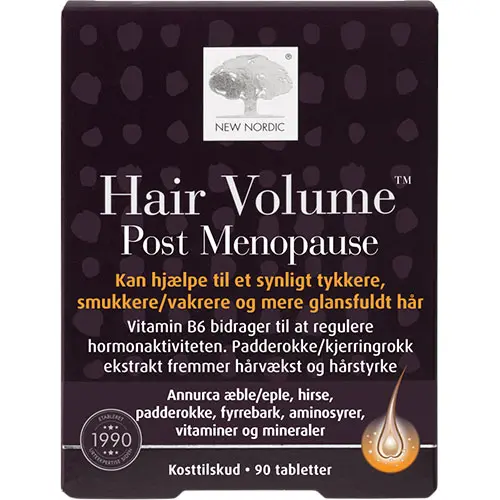 New Nordic Hair Volume Post Menopause | 90 tabletter