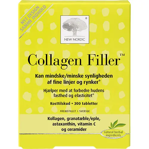 New Nordic Skin Care Collagen Filler | 300 tabletter