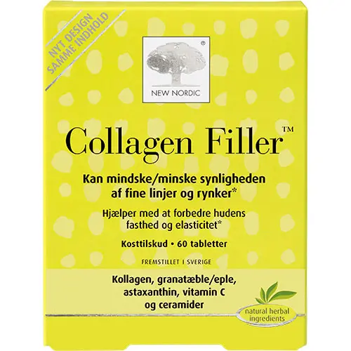 New Nordic Skin Care Collagen Filler | 60 tabletter