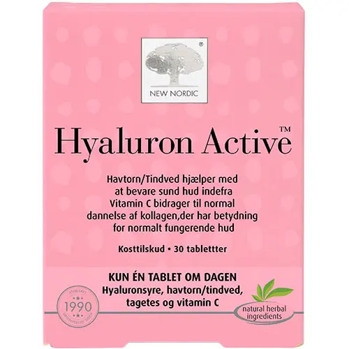 New Nordic Skin Care Hyaluron Active | 30 tabletter