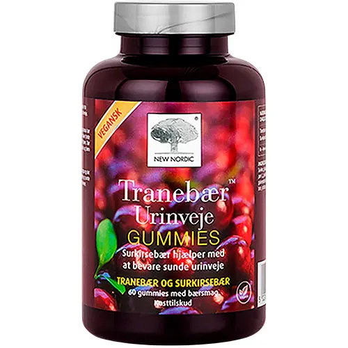 New Nordic Tranbär Urinväg Gummies | 60 gummies