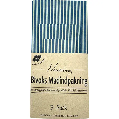 Newbeing Bivax Matförpackning | Blå