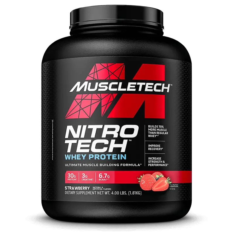 Nitro-Tech Strawberry - 1800g.