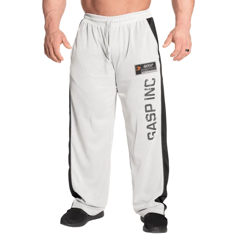 No1 Mesh Pant - White/Grey