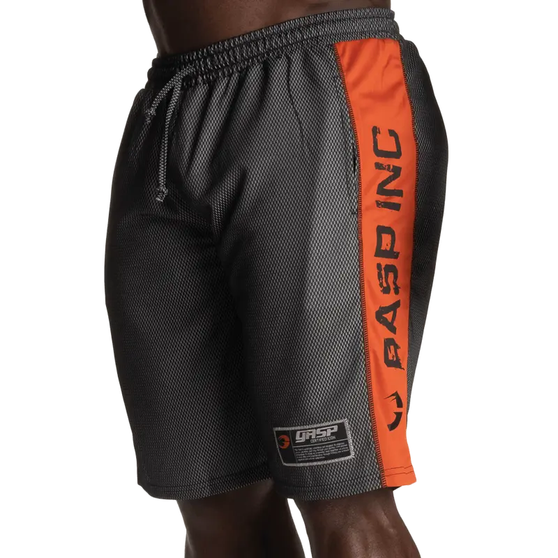 No1 Mesh Shorts - Black/Flame
