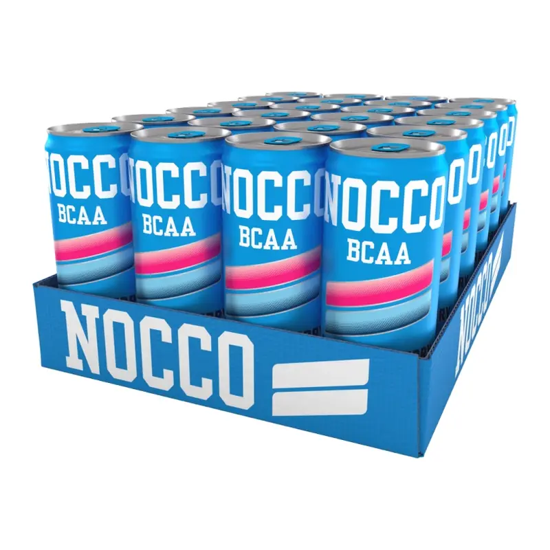 NOCCO BCAA Blue Raspberry 330 ml – 24-pack