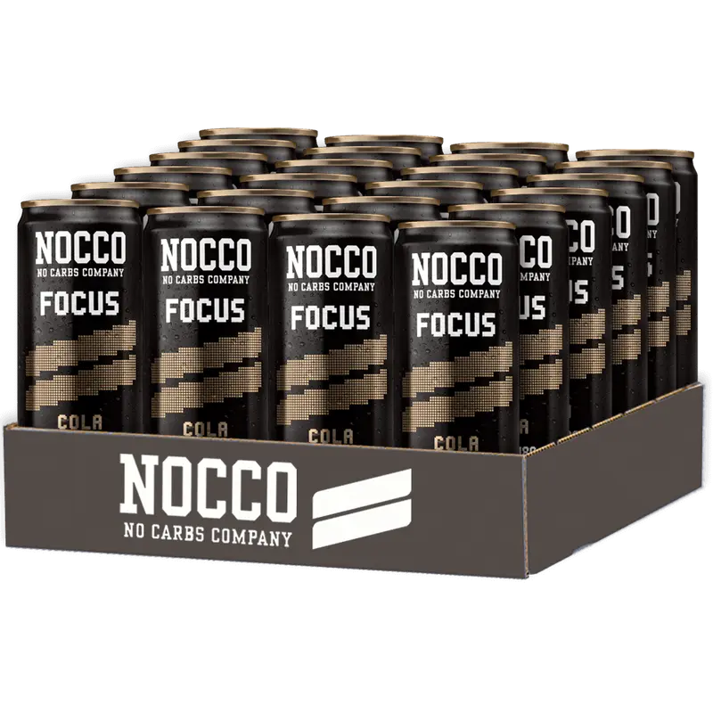 NOCCO Focus Cola - 24x330ml. (inkl. SE pant)
