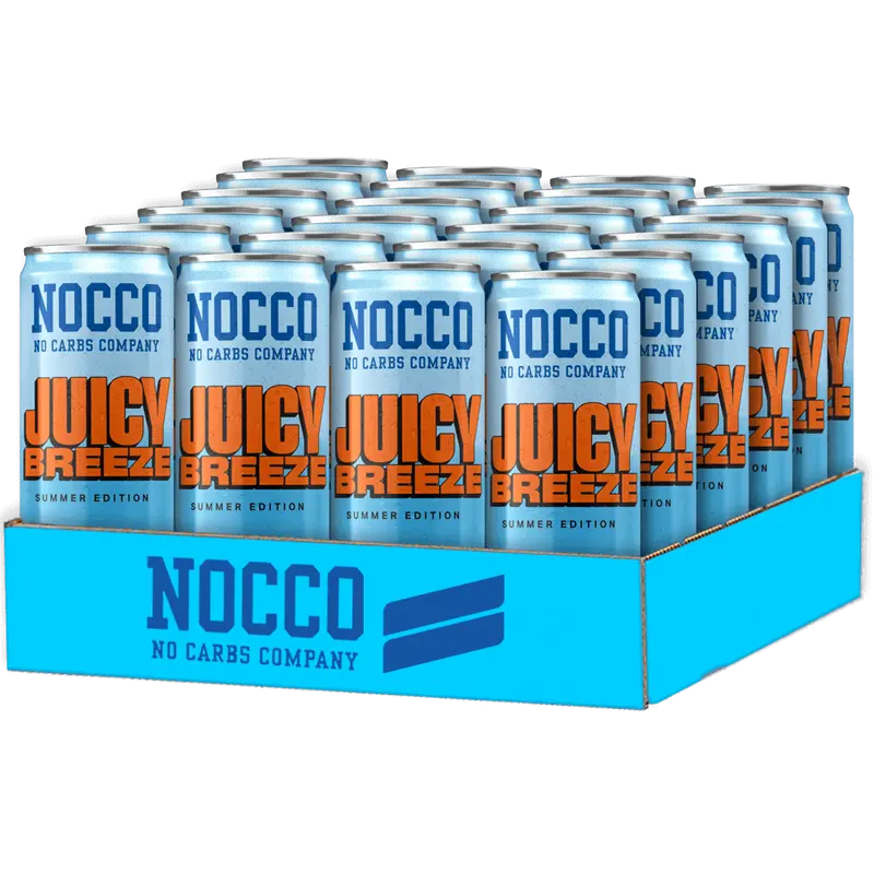 NOCCO Juicy Breeze - 24x330ml. (inkl. SE pant)
