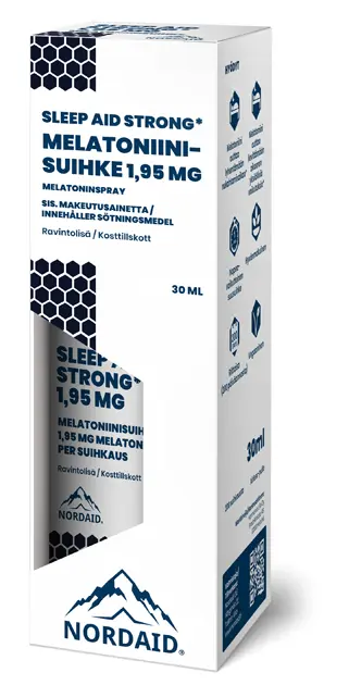 Nordaid Sleep Aid Strong melatoninspray 1,95 mg, 30 ml