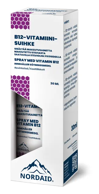 Nordaid Spray med vitamin B12, 30 ml