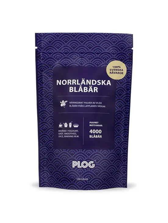 Norrländska Blåbär, 100g