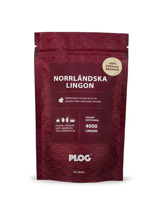 Norrländska Lingon, 100g
