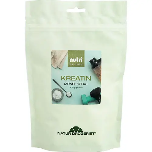 Nutri Serien Kreatin monohydrat pulver | 300 gr