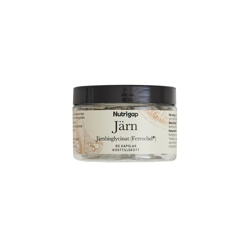 Nutrigap Järn (Ferrochel®), 90 kap