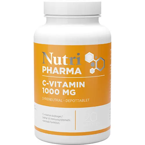 NutriPharma C-vitamin 1000 Mg | 120 tabletter