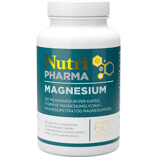 NutriPharma Magnesium | 60 kapslar